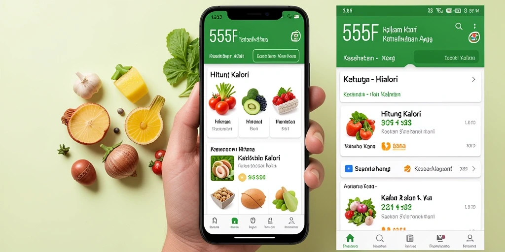 Tampilan antarmuka 555F yang ramah pengguna dan informatif.