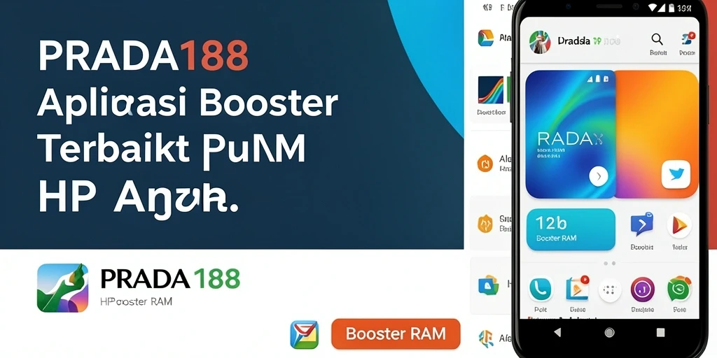 Tampilan antarmuka PRADA188 yang user-friendly untuk Booster RAM.