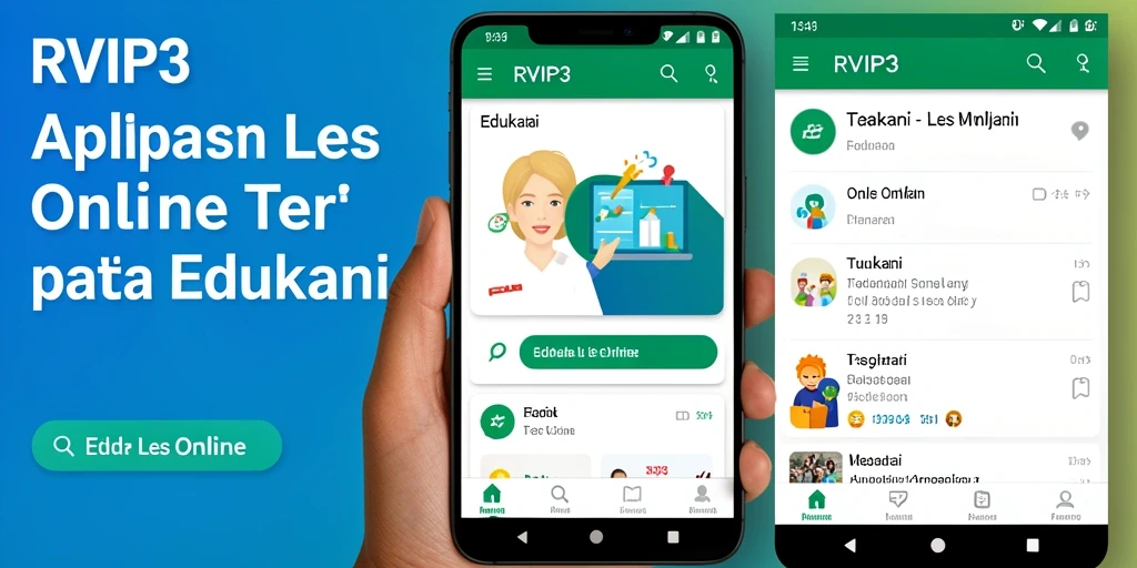 Antarmuka RVIP3 yang intuitif dan menarik untuk belajar.
