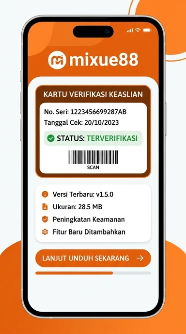 Tampilan kanal resmi mixue88